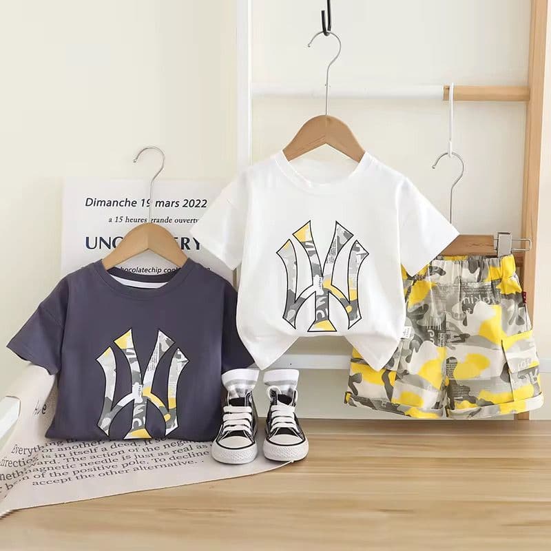 Boys' Street Style Shorts Set