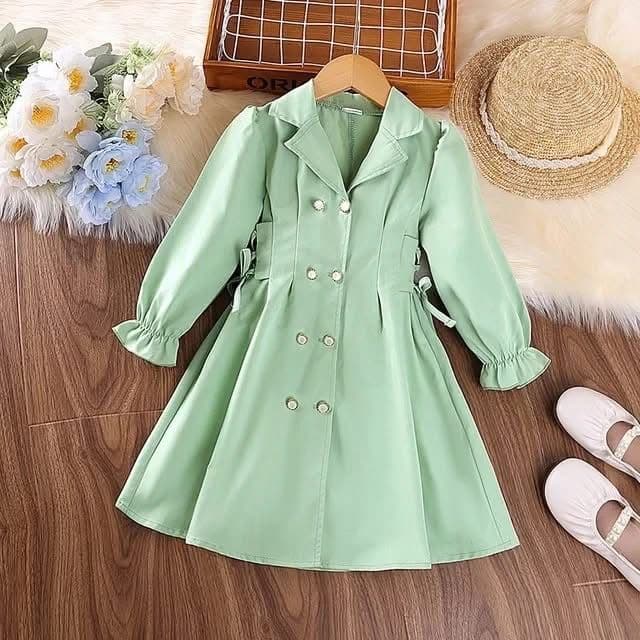 Girls' Emerald Grace Coat Dress