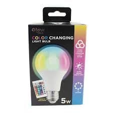 Smart RGB Color-Changing LED Light Bulb (5W)