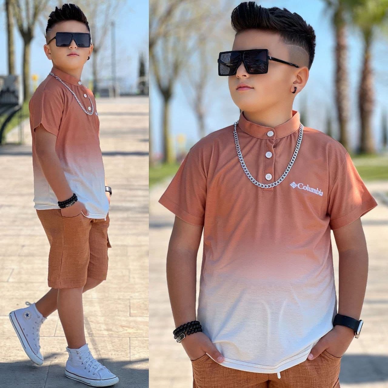Boys' Gradient Casual Set