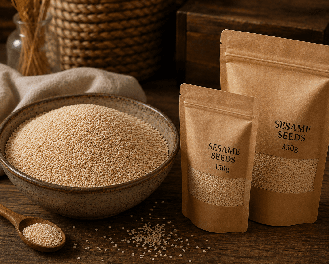 White Sesame Seeds