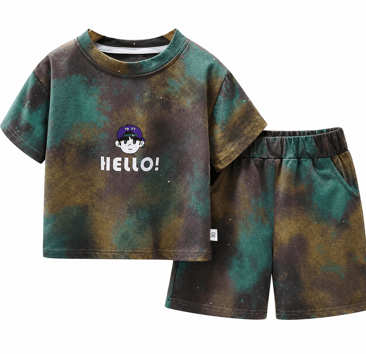 Boys' Galaxy Casual Shorts Set
