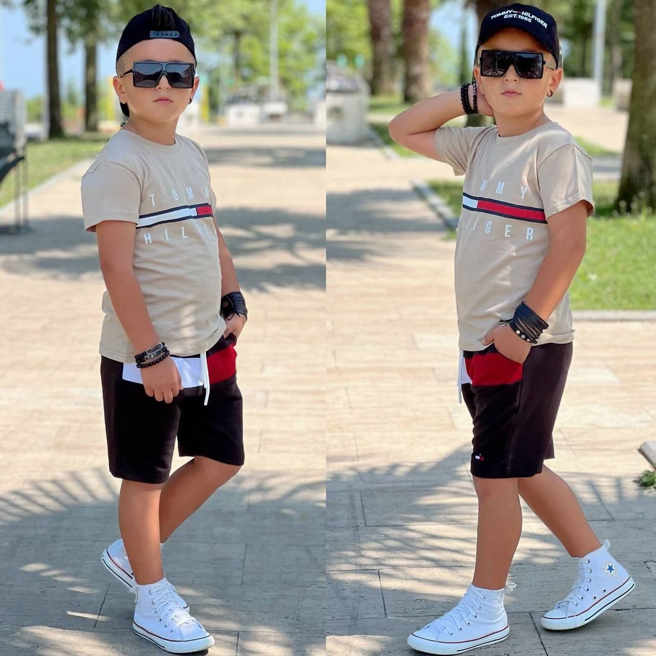 Kids' Classic Casual Shorts Set