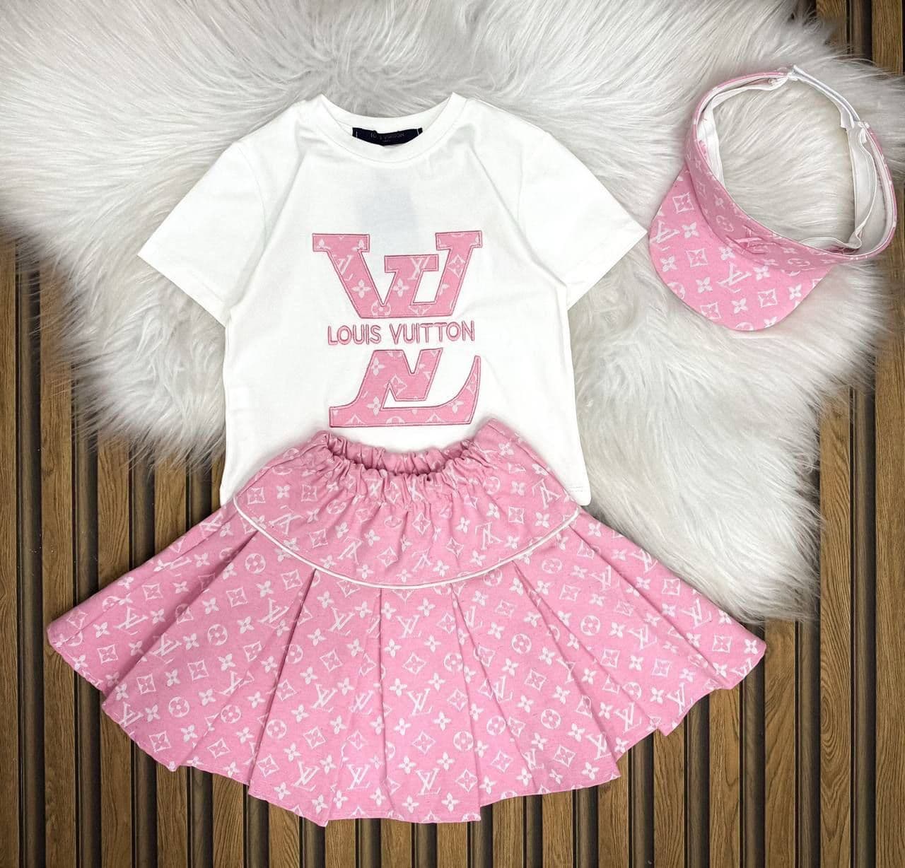 Girls' Sweet Blossom Skirt Set